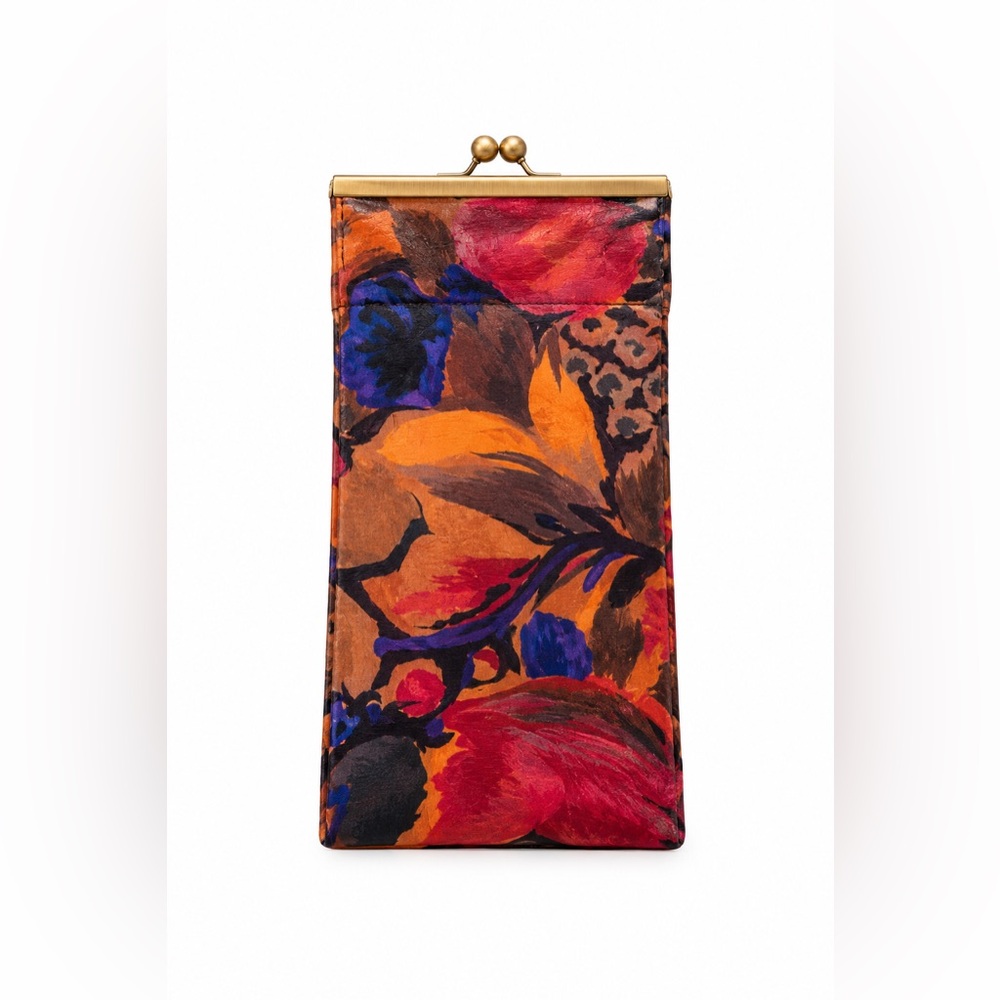 NWT Patricia Nash ABBR Leather Glasses Case in Fall Floral